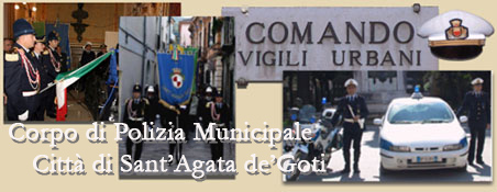 BENVENUTI sulle pagine della Polizia Municipale di Sant'Agata de'Goti